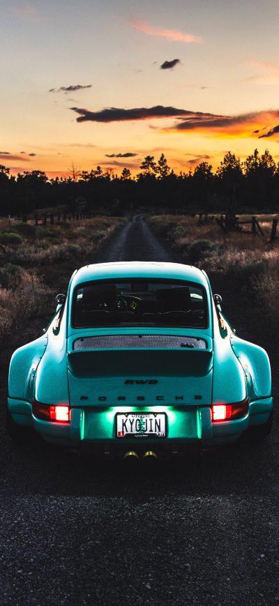Fond d'écran Porsche Rwb 4k sur iPhone