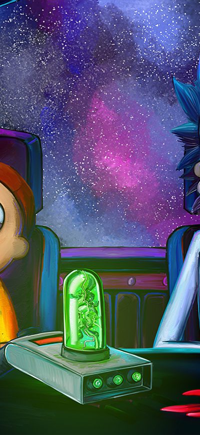 Fond d'écran iPhone Rick And Morty Netflix 2020