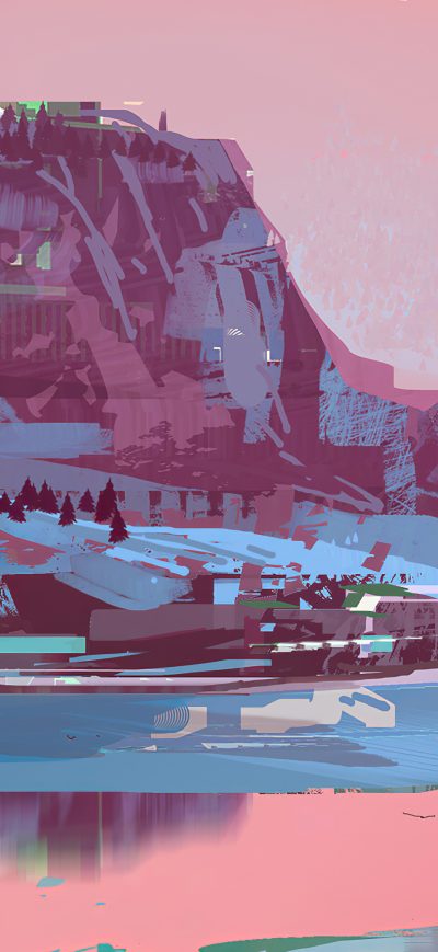 Fond d'écran iPhone Sparth River Red 4k