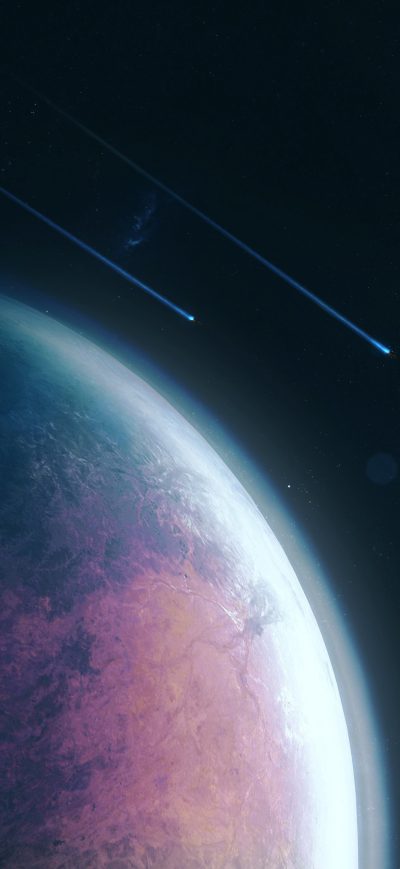 Fond d'écran iPhone Planet Space Scifi 4k