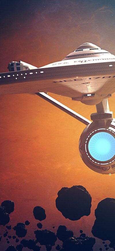 Fond d'écran iPhone Enterprise Refit Scifi 4k