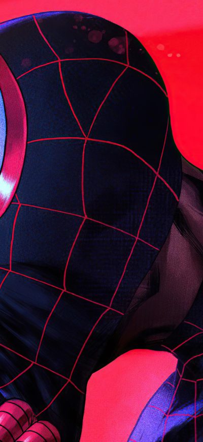 Fond d'écran iPhone Miles Morales Spiderman 4k Artwork
