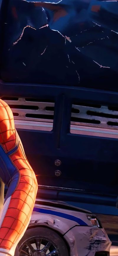 Fond d'écran iPhone Marvels Spiderman Miles Morales 2020