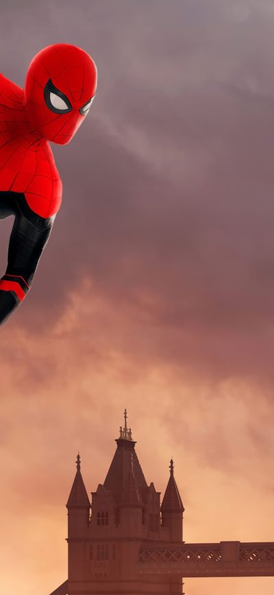 Fond d'écran iPhone Spider Man London 4k