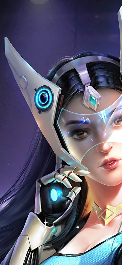 Fond d'écran iPhone Symmetra Overwatch Heroes 5k