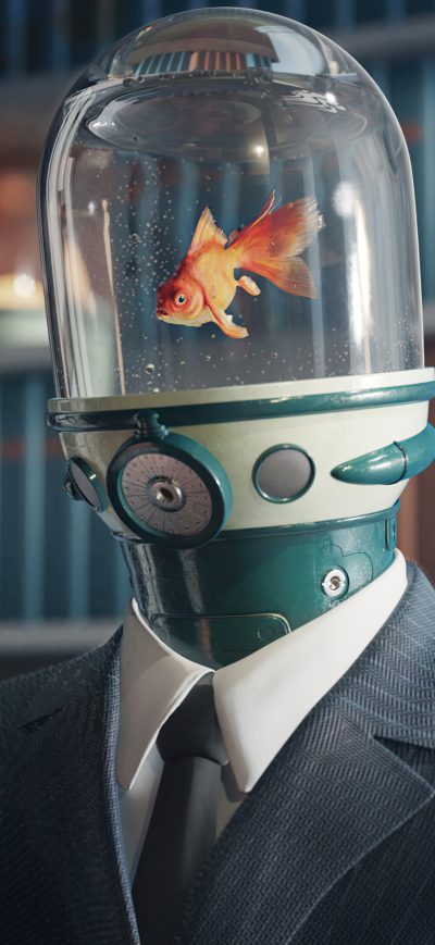 Fond d'écran iPhone Goldfish Carmichael The Umbrella Academy