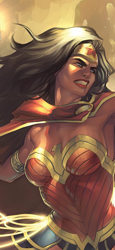 Fond d'écran iPhone Sensational Wonder Woman 5k