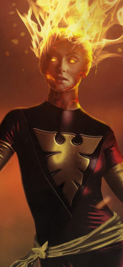 Fond d'écran iPhone The Dark Phoenix 4k