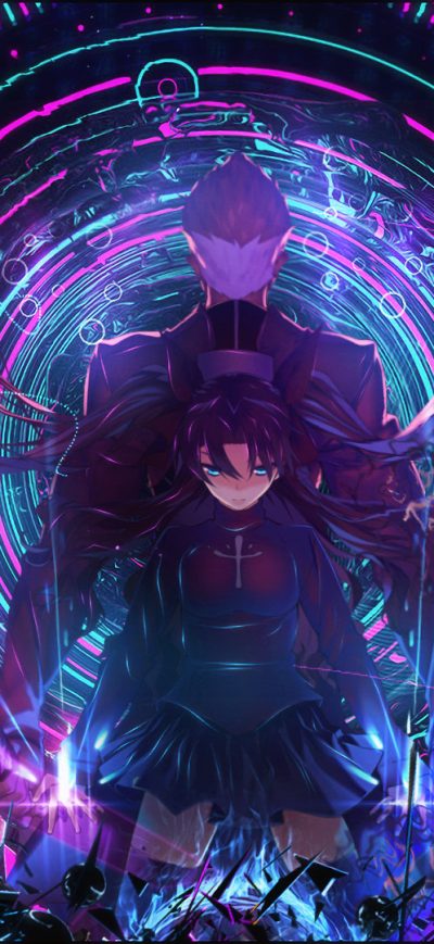Fond d'écran iPhone Archer Fate Stay Night Rin Tohsaka