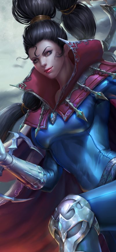 Fond d'écran iPhone Vayne League Of Legends Girl Artwork