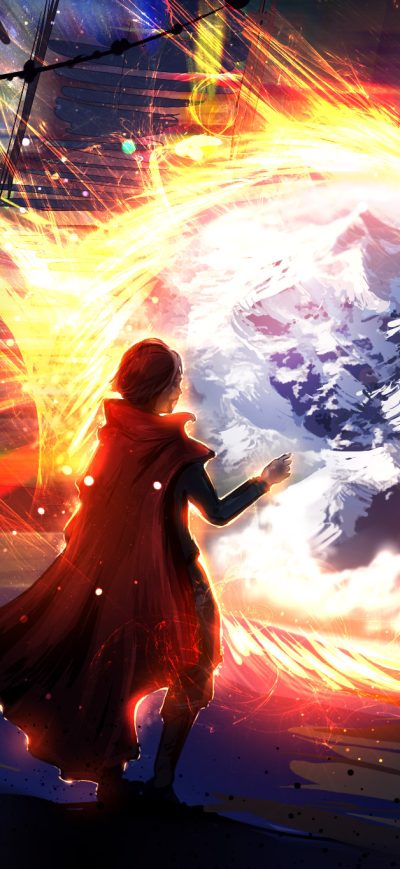 Fond d'écran Doctor Strange Artwork sur iPhone