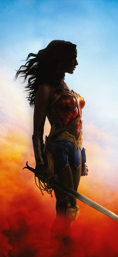 Fond d'écran iPhone 4k Wonder Woman 2018