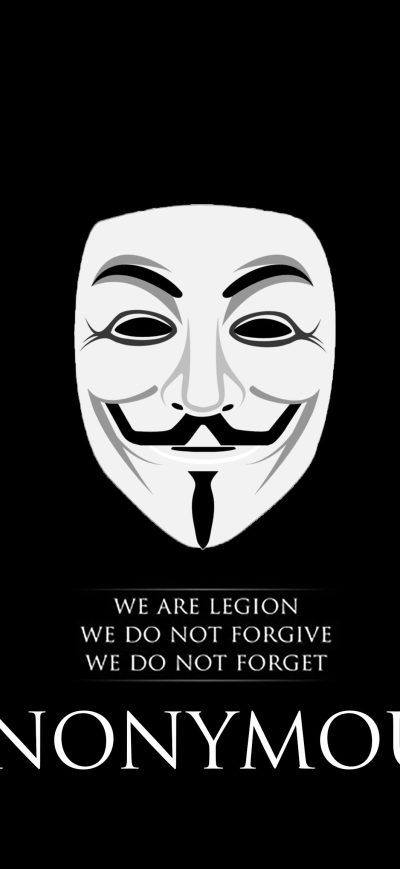 Fond d'écran iPhone Anonymus Quote
