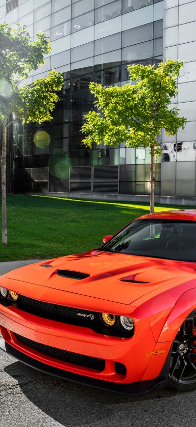Fond d'écran iPhone Dodge Challenger SRT Hellcat Widebody 4k