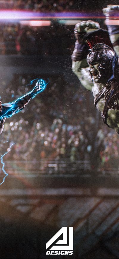 Fond d'écran iPhone Lord Of Thunder VS The Strongest Avenger