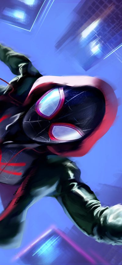 Fond d'écran iPhone SpiderMan Into The Spider Verse Movie Arts