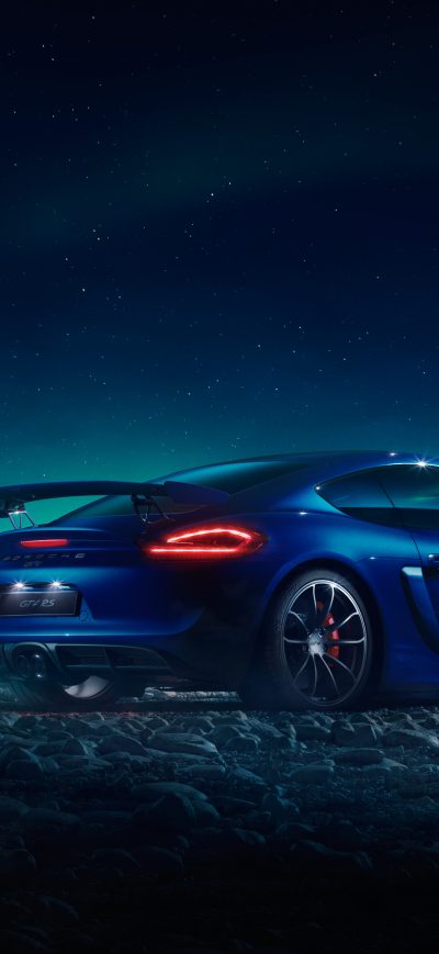 Fond d'écran iPhone Porsche GT4 Northern Lights