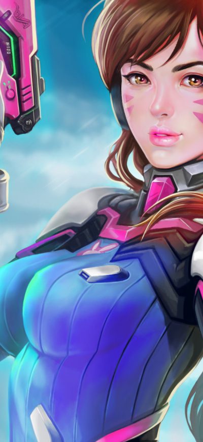 Fond d'écran iPhone Art DVa Overwatch