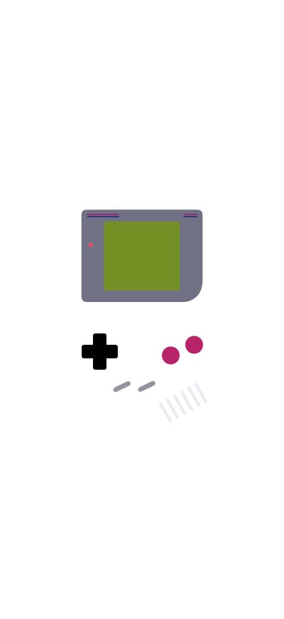 Fond d'écran iPhone Game Boy Minimalism