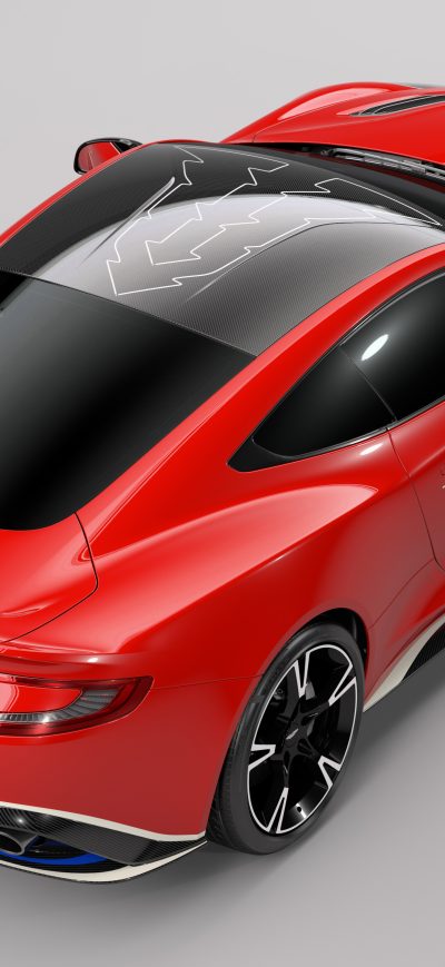 Fond d'écran iPhone Aston Martin Vanquish S Red Arrows Edition Rear