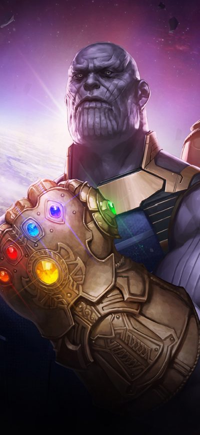 Fond d'écran iPhone Marvel Future Fight Thanos Childrens