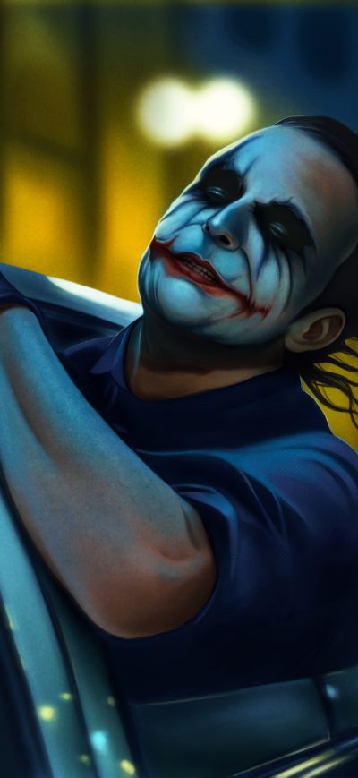 Fond d'écran Joker The Dark Knight 4k 2018 sur iPhone