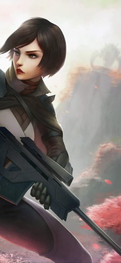 Fond d'écran iPhone Sniper Girl Alienplanet