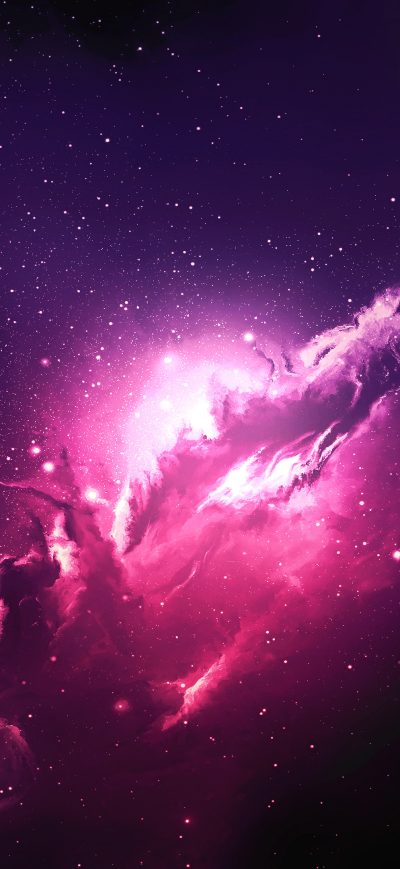 Fond d'écran iPhone Nebula Stars Universe Galaxy Space 4k