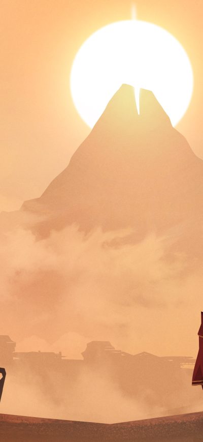 Fond d'écran Journey Game 5k sur iPhone