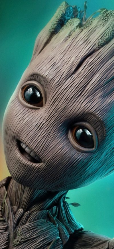 Fond d'écran iPhone Baby Groot 4k 2018