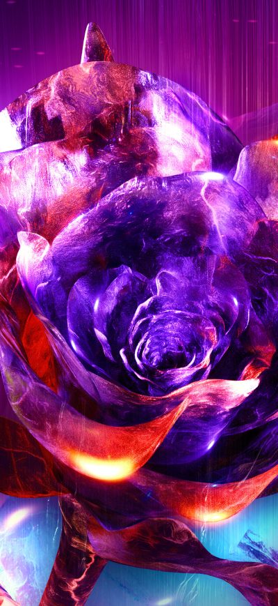 Fond d'écran iPhone Rose Abstract 4k