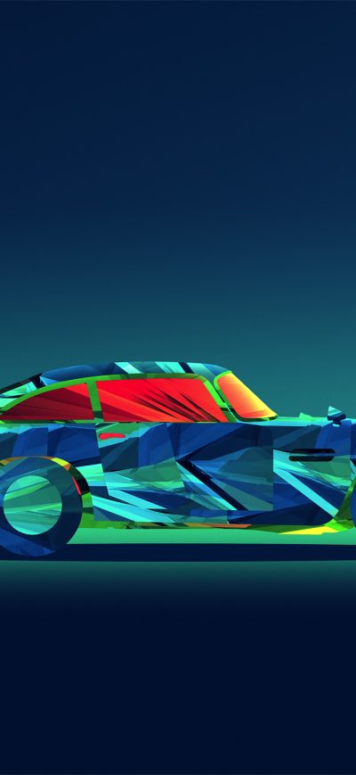 Fond d'écran iPhone Abstract Car Facets Justin Maller