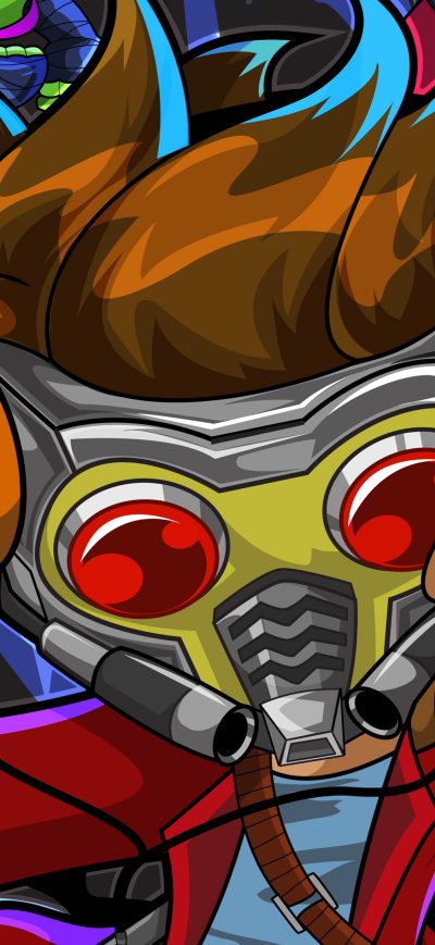 Fond d'écran iPhone Star Lord Cool Artwork