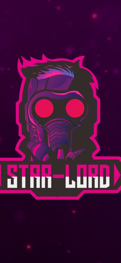 Fond d'écran iPhone Star Lord Logo