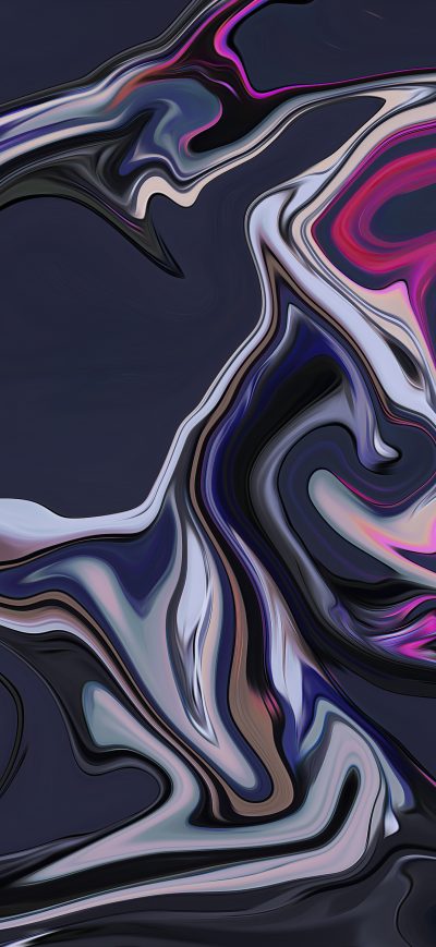 Fond d'écran iPhone Liquid Abstract Paint Brushes 5k