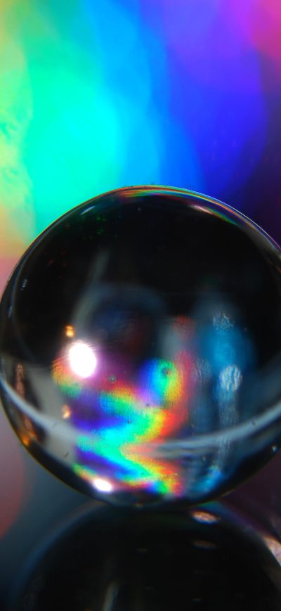 Fond d'écran iPhone Abstract Macro Water Crystal Globe 4k