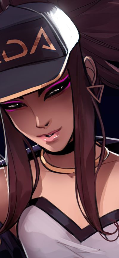 Fond d'écran iPhone Kda Akali Artwork