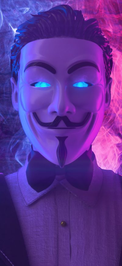Fond d'écran iPhone Anonymus Man 4k