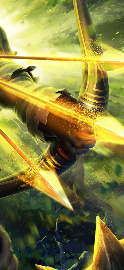 Fond d'écran iPhone Green Arrow King Road 4k