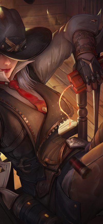Fond d'écran iPhone Ashe Oveerwatch