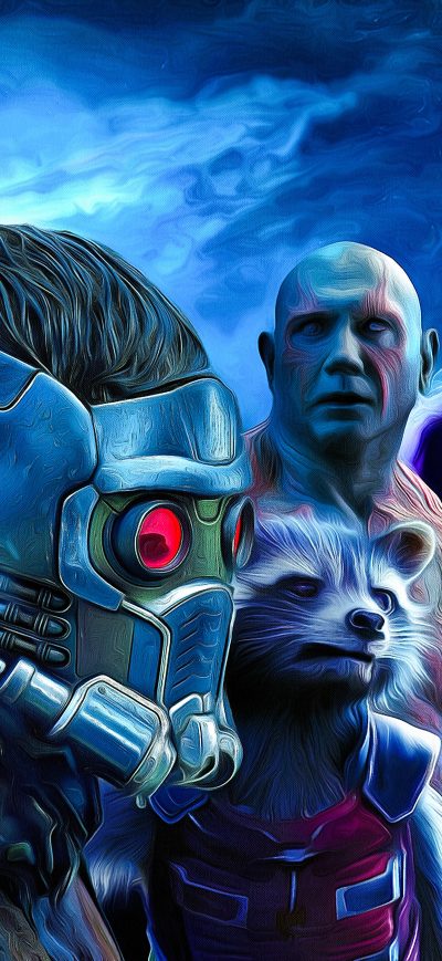 Fond d'écran iPhone Guardians Of The Galaxy Art 4k
