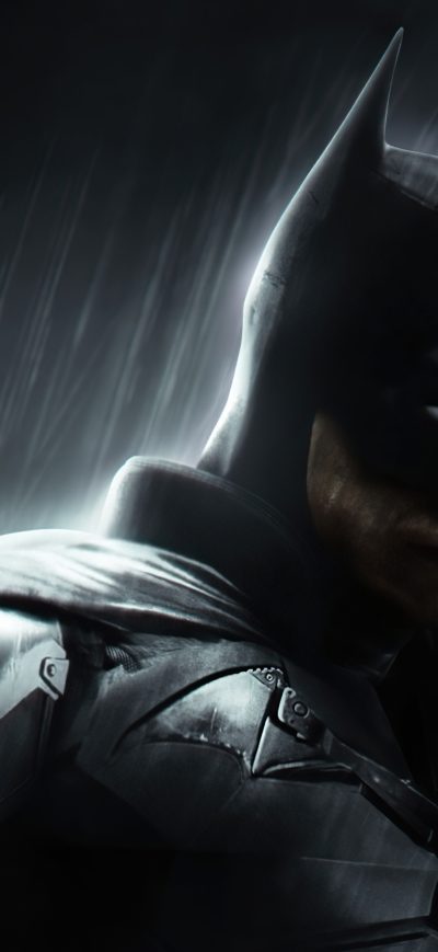 Fond d'écran iPhone The Batman Illustration Fanart 5k