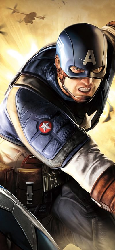 Fond d'écran iPhone Captain America 5k Artwork