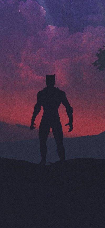 Fond d'écran iPhone Black Panther Movie Artwork 2018