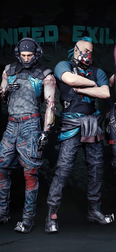 Fond d'écran iPhone Cyberpunk 2077 Characters 2020