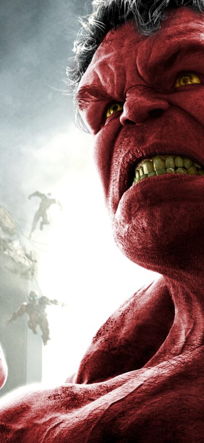 Fond d'écran iPhone Red Hulk 8k