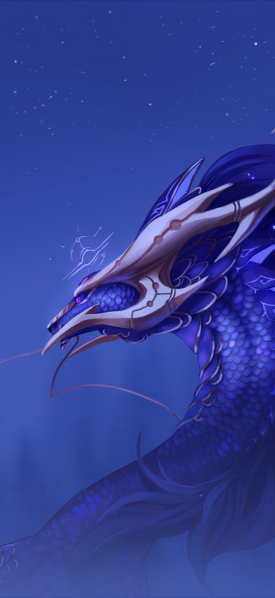 Fond d'écran iPhone Dawn Dragon 4k