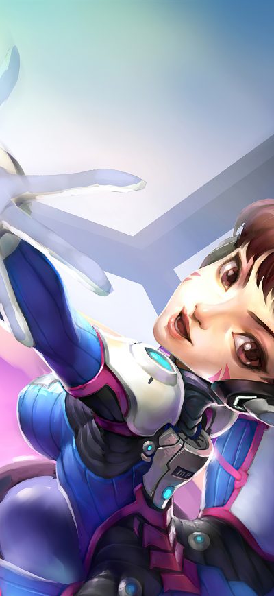 Fond d'écran iPhone Dva Overwatch Artistic Art 4k