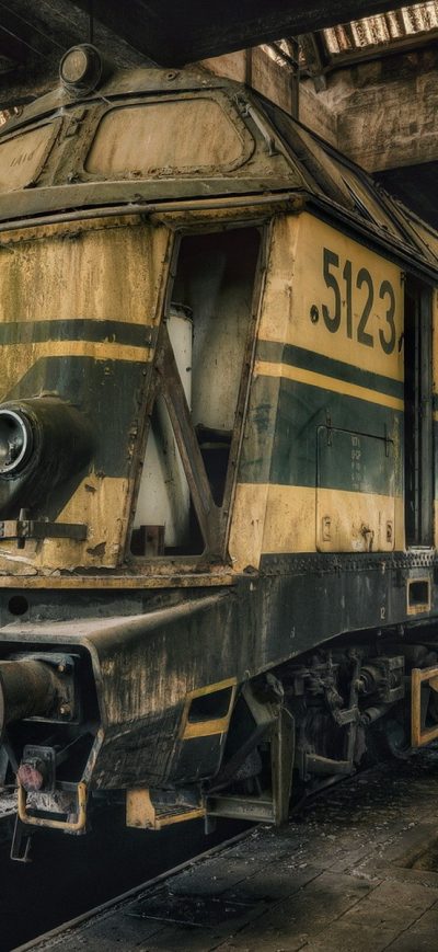 Fond d'écran iPhone Dusty Old Train Art