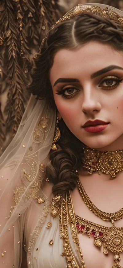 Fond d'écran iPhone Ancient Girl With Jewellery